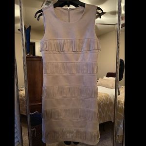 Calvin Klein fringe dress